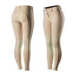 Ella Pull-On Knee Patch Womens Breeches Tan - Item # 48342