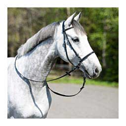 Leather Bitless Horse Bridle Black - Item # 48374