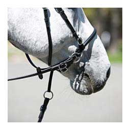 Leather Bitless Horse Bridle Black - Item # 48374