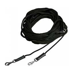 Double Lunging Horse Draw Reins Black - Item # 48379