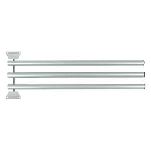 Folding 3-Piece Horse Blanket Rack Silver - Item # 48389
