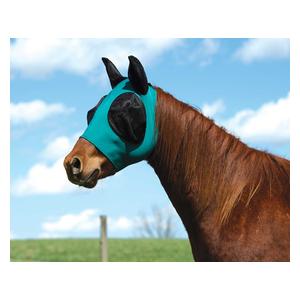 Coolcore Lycra Horse Fly Mask Teal - Item # 48392