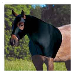 CoolAid Equine Lycra Horse Hood Black - Item # 48394