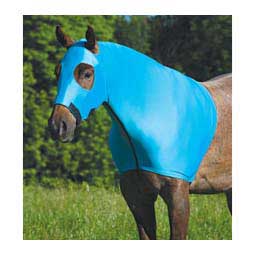 CoolAid Equine Lycra Horse Hood Turquoise - Item # 48394C