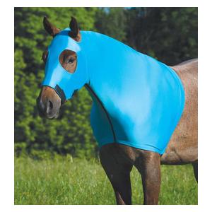 CoolAid Equine Lycra Horse Hood Turquoise - Item # 48394