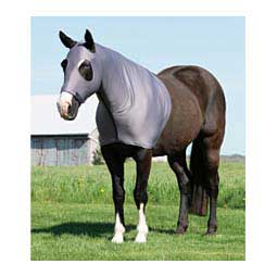 CoolAid Equine Lycra Horse Hood Graphite - Item # 48394C