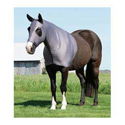 CoolAid Equine Lycra Horse Hood Graphite - Item # 48394