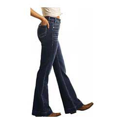 High-Rise Extra Stretch Trouser Womens Jeans Dark Vintage - Item # 48407