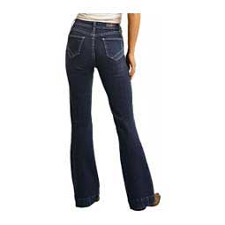 High-Rise Extra Stretch Trouser Womens Jeans Dark Vintage - Item # 48407