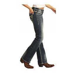 Mid-Rise Riding Womens Jeans Dark Vintage - Item # 48410
