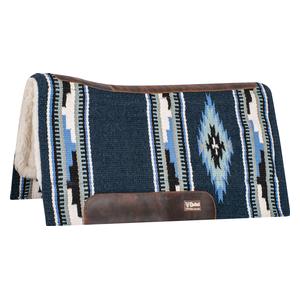 Blanket Top Performance Felt Horse Saddle Pad Blue/Black - Item # 48430