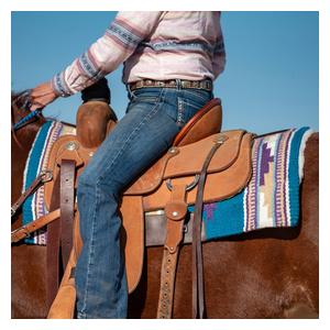 Blanket Top Performance Felt Horse Saddle Pad Turquoise/Purple - Item # 48430