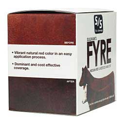 FYRE Medium Red Livestock Hair Dye Kit for (1) 1200 lb calf - Item # 48449