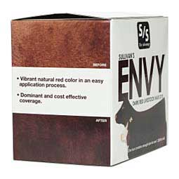 Envy Dark Red Livestock Hair Dye Kit for one 1200 lb calf - Item # 48450