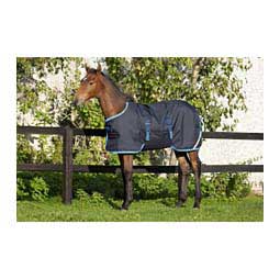 Amigo Ripstop Foal Turnout Navy/Electric Blue/Navy - Item # 48492