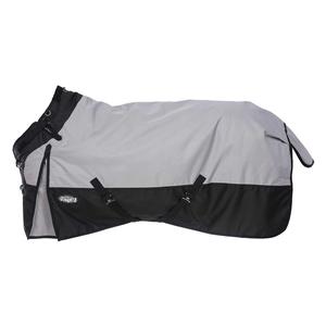 Tough1 Heavy Weight Turnout Horse Blanket with Snuggit Neck Gray/Black - Item # 48511