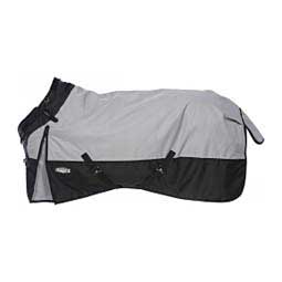 Heavy Weight Turnout Horse Blanket with Snuggit Neck Gray/Black - Item # 48511