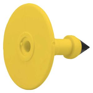 Temple Z-Tag Herdsman Cattle ID Ear Tag Male Buttons Yellow - Item # 48533