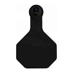 Tamperproof Medium Blank Cattle ID Ear Tags Black - Item # 48540