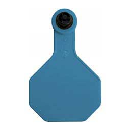 Tamperproof Medium Blank Cattle ID Ear Tags Blue - Item # 48540