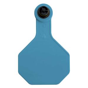 Tamperproof Medium Blank Cattle ID Ear Tags Blue - Item # 48540