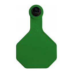 Tamperproof Medium Blank Cattle ID Ear Tags Green - Item # 48540