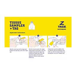 Tissue Sampler + Cattle ID Ear Tag Yellow - Item # 48544