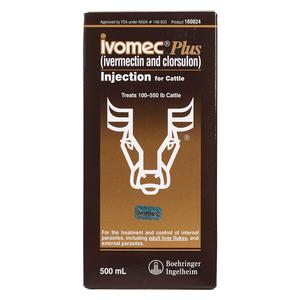 Ivomec Plus for Cattle 500 ml - Item # 48559