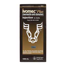 Ivomec Plus for Cattle 1000 ml - Item # 48560