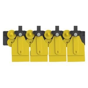 Tissue Sampler + ComfortEar Slim FDX 964 with Matched EID Cattle Ear Tag Yellow - Item # 48604