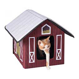 Thermo Outdoor Heated Kitty House Barn House - Item # 48622