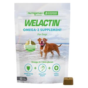 Welactin Omega-3 Supplement Soft Chews for Dogs 60 ct - Item # 48637