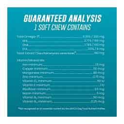 Welactin Omega-3 Supplement Soft Chews for Dogs 60 ct - Item # 48637