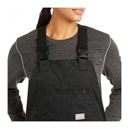 Rebar DuraCanvas Stretch Womens Insulated Bib Overalls - Regular Black - Item # 48639