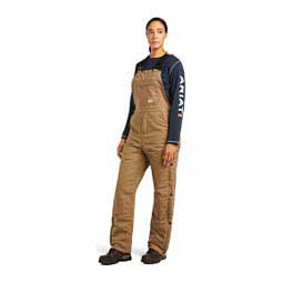 Rebar DuraCanvas Stretch Womens Insulated Bib Overalls - Regular Khaki - Item # 48639