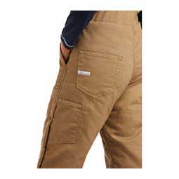 Rebar DuraCanvas Stretch Womens Insulated Bib Overalls - Regular Khaki - Item # 48639
