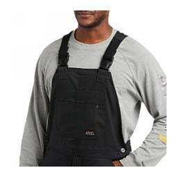 Rebar DuraCanvas Stretch Mens Insulated Bib Overalls - Tall Black - Item # 48648
