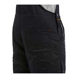 Rebar DuraCanvas Stretch Mens Insulated Bib Overalls - Tall Black - Item # 48648