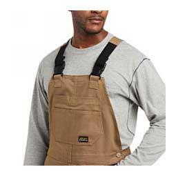 Rebar DuraCanvas Stretch Mens Insulated Bib Overalls - Tall Khaki - Item # 48648