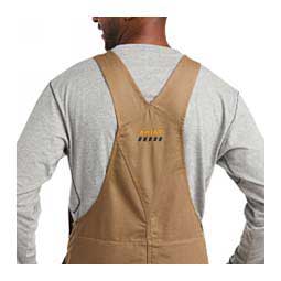 Rebar DuraCanvas Stretch Mens Insulated Bib Overalls - Tall Khaki - Item # 48648