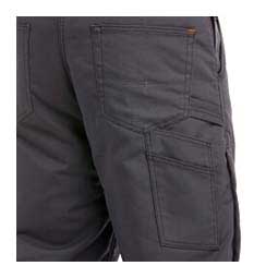 Rebar DuraCanvas Stretch Mens Insulated Bib Overalls - Tall Gray - Item # 48648