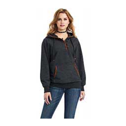 REAL Elevated Womens Hoodie Heather Charcoal - Item # 48659