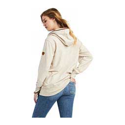 REAL Elevated Womens Hoodie Oatmeal Heather - Item # 48659