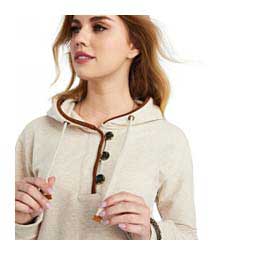 REAL Elevated Womens Hoodie Oatmeal Heather - Item # 48659