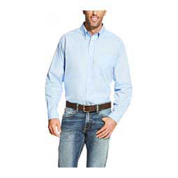 Wrinkle-Free Solid Mens Shirt Light Blue - Item # 48664