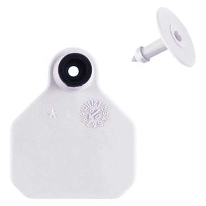 Blank Mini Livestock ID Ear Tags White - Item # 48673