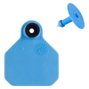 Blank Mini Livestock ID Ear Tags Blue - Item # 48673