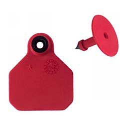 Blank Mini Livestock ID Ear Tags Red - Item # 48673