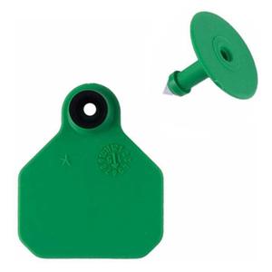 Blank Mini Livestock ID Ear Tags Green - Item # 48673