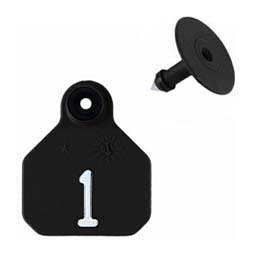 Numbered Mini Livestock ID Ear Tags Black - Item # 48674